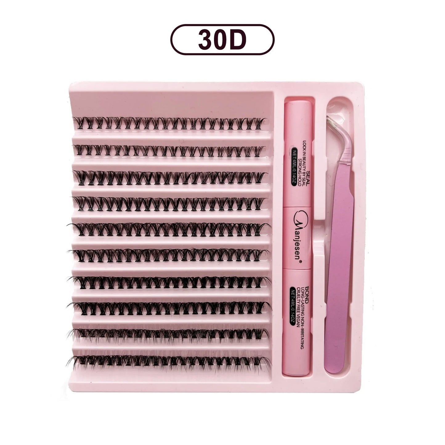 DIY Eyelash Extension Kit – Individual Lash Clusters with Tools